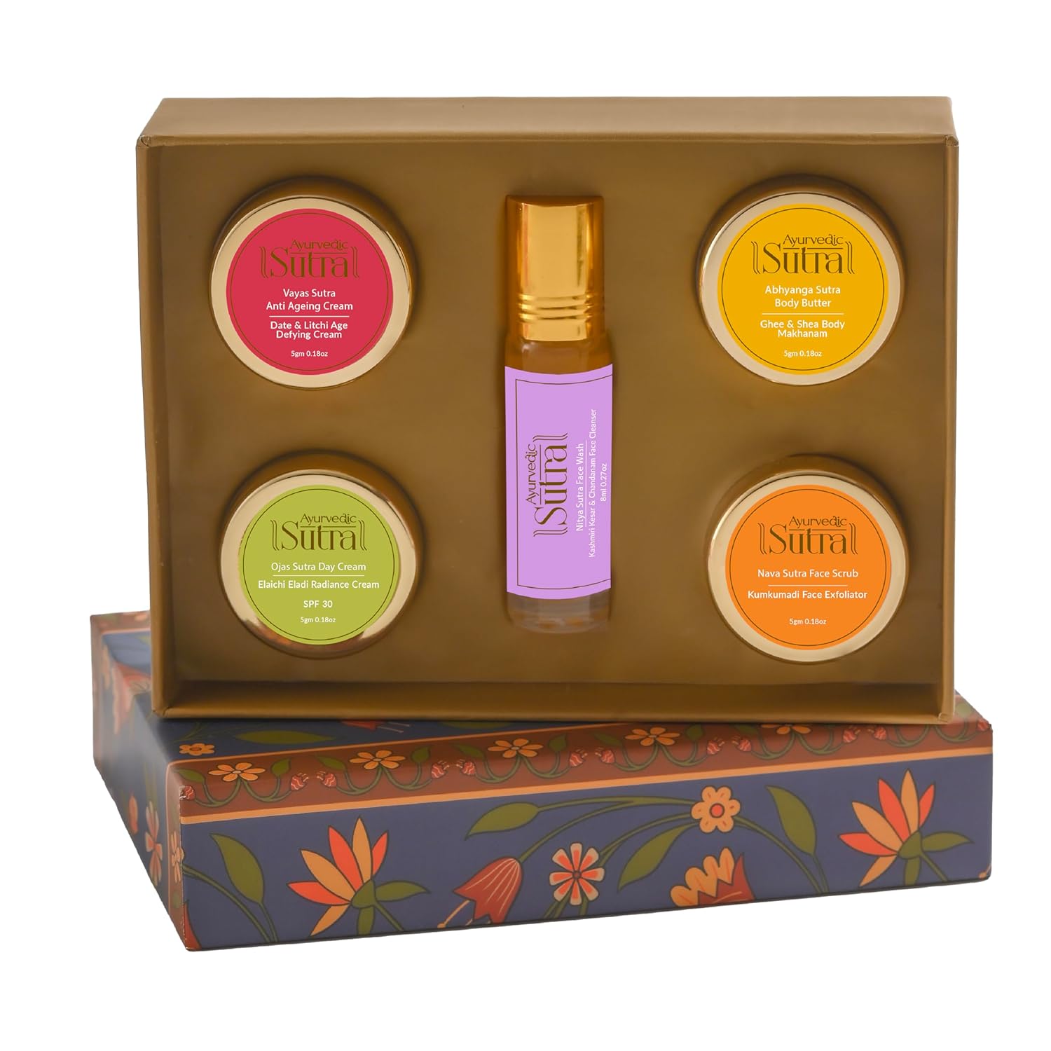 Ayurvedic Sutra skincare trial kit for all skin types