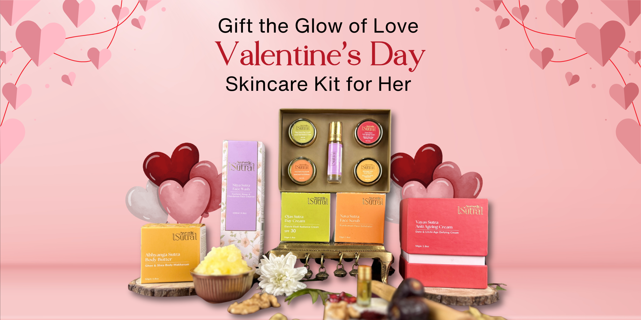 Gift the Glow of Love: Valentine's Day Skincare Kit for Her