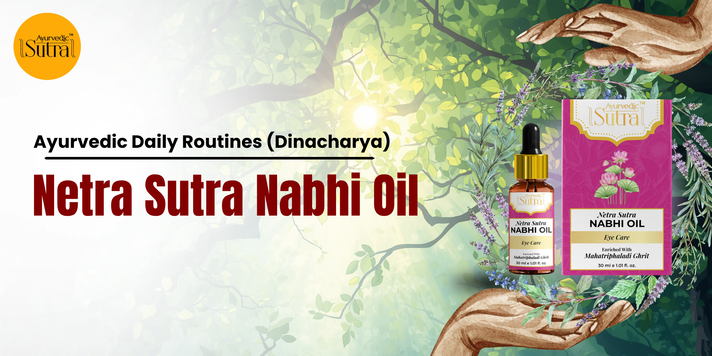 Ayurvedic Daily Routines(Dinacharya) - Netra Sutra Nabhi Oil