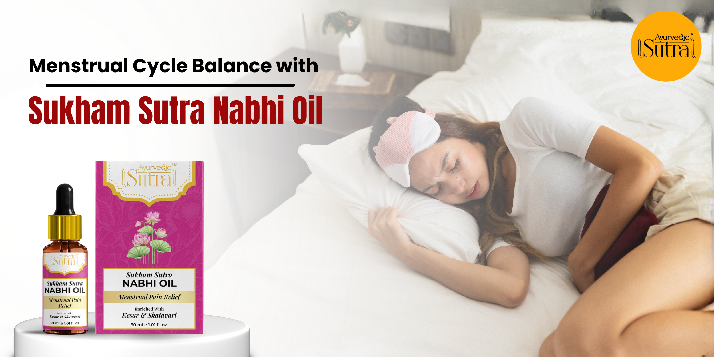 Menstrual Cycle Balance with Sukham Sutra Nabhi Oil