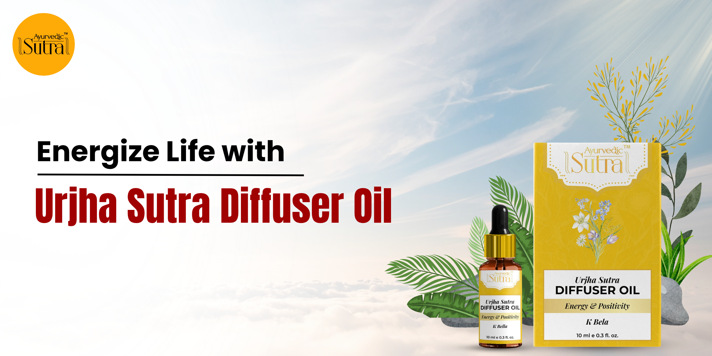 Energize Life with Urjha Sutra Diffuser Oil