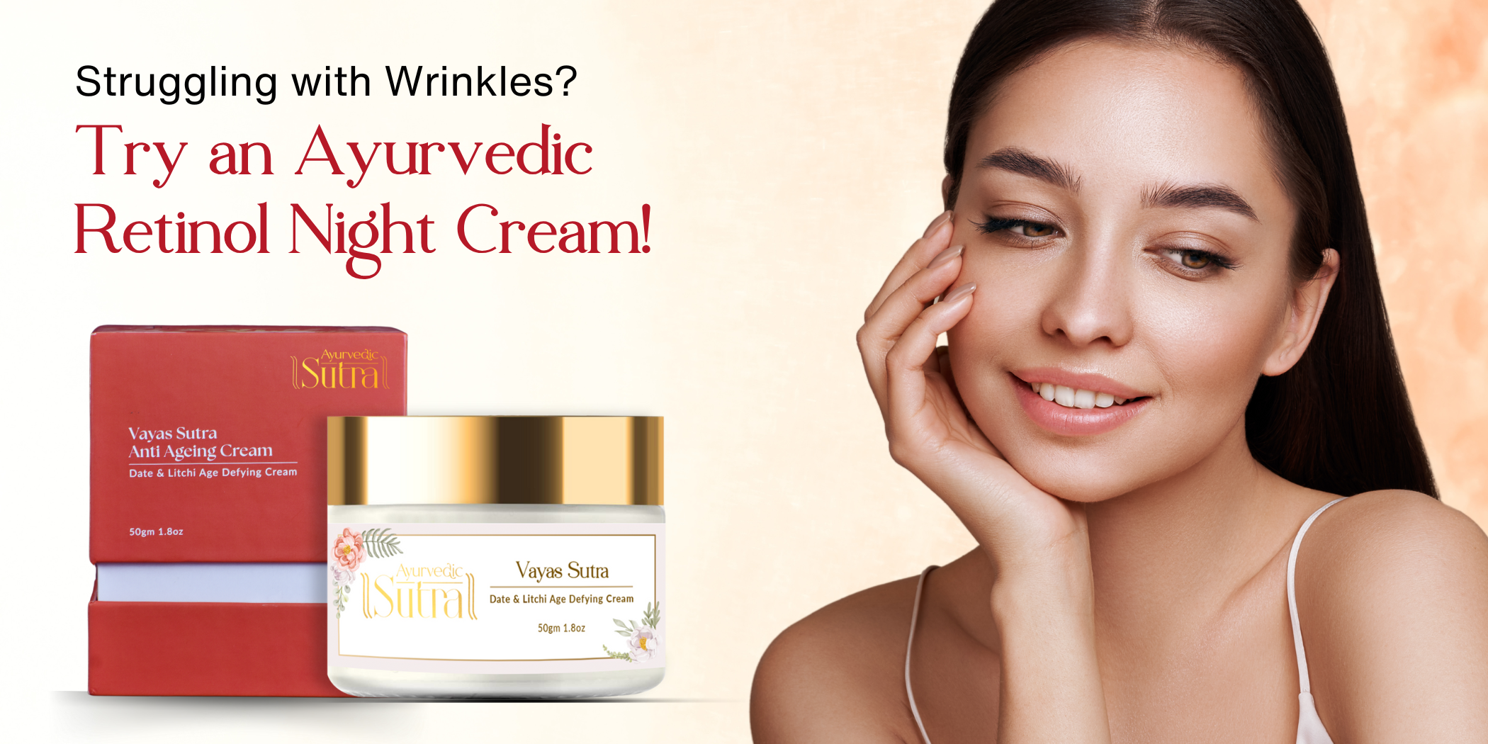 Struggling with Wrinkles? Try an Ayurvedic Retinol Night Cream!