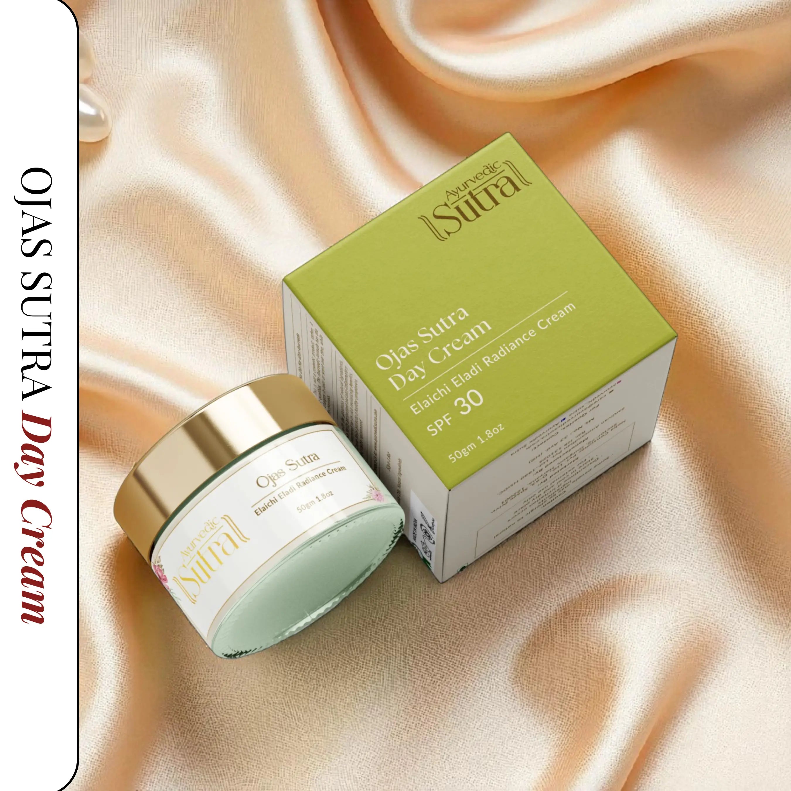 Ayurvedic Sutra herbal day cream with SPF for radiant youthful skin