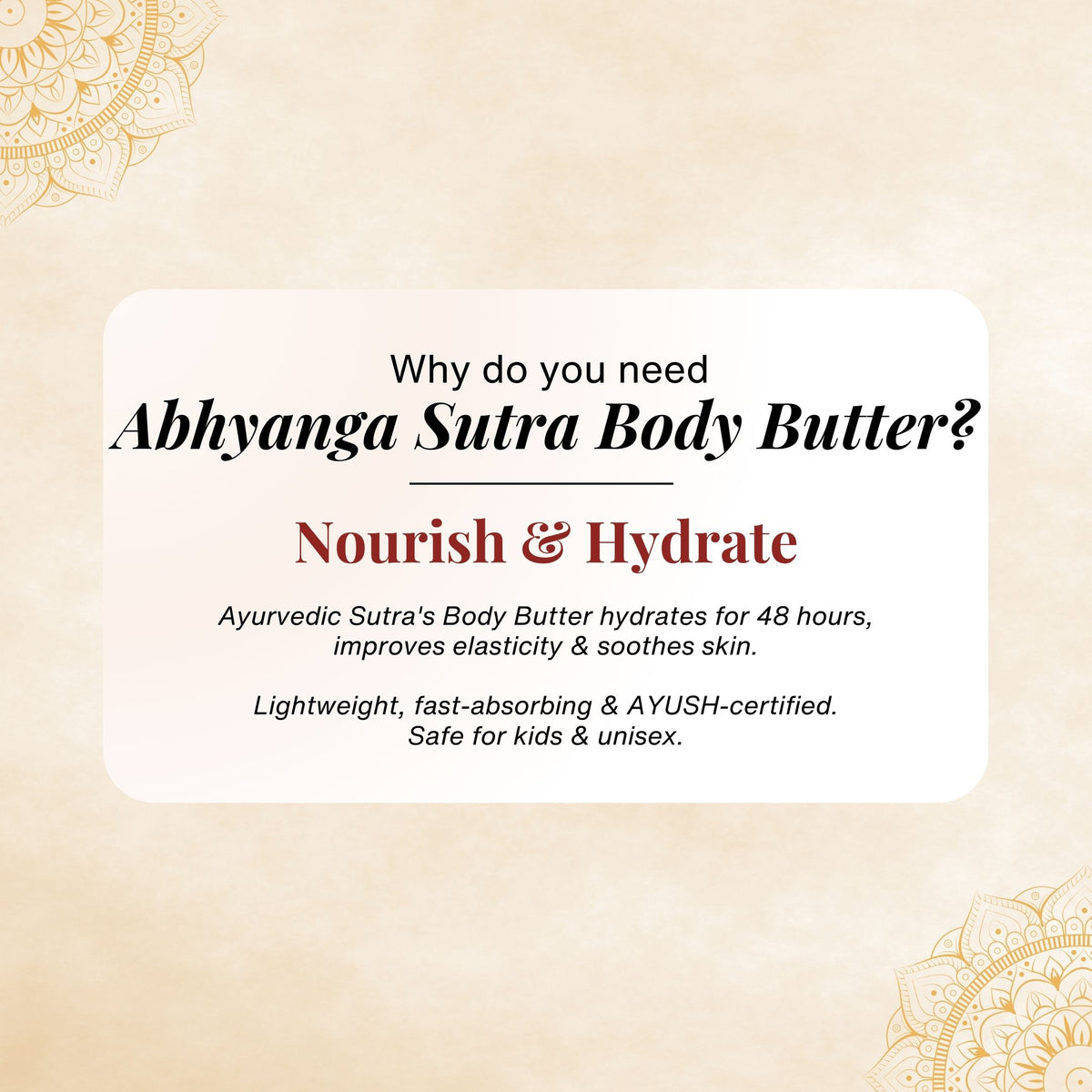 Ayurvedic Sutra Body Butter 50g