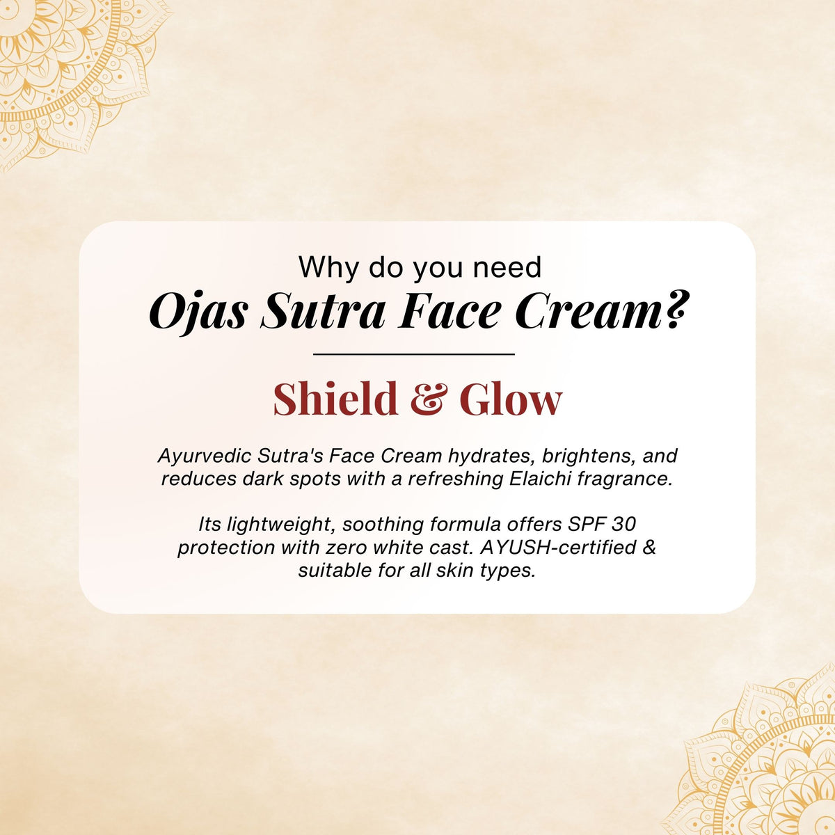 Ojas Sutra Day Cream 50g