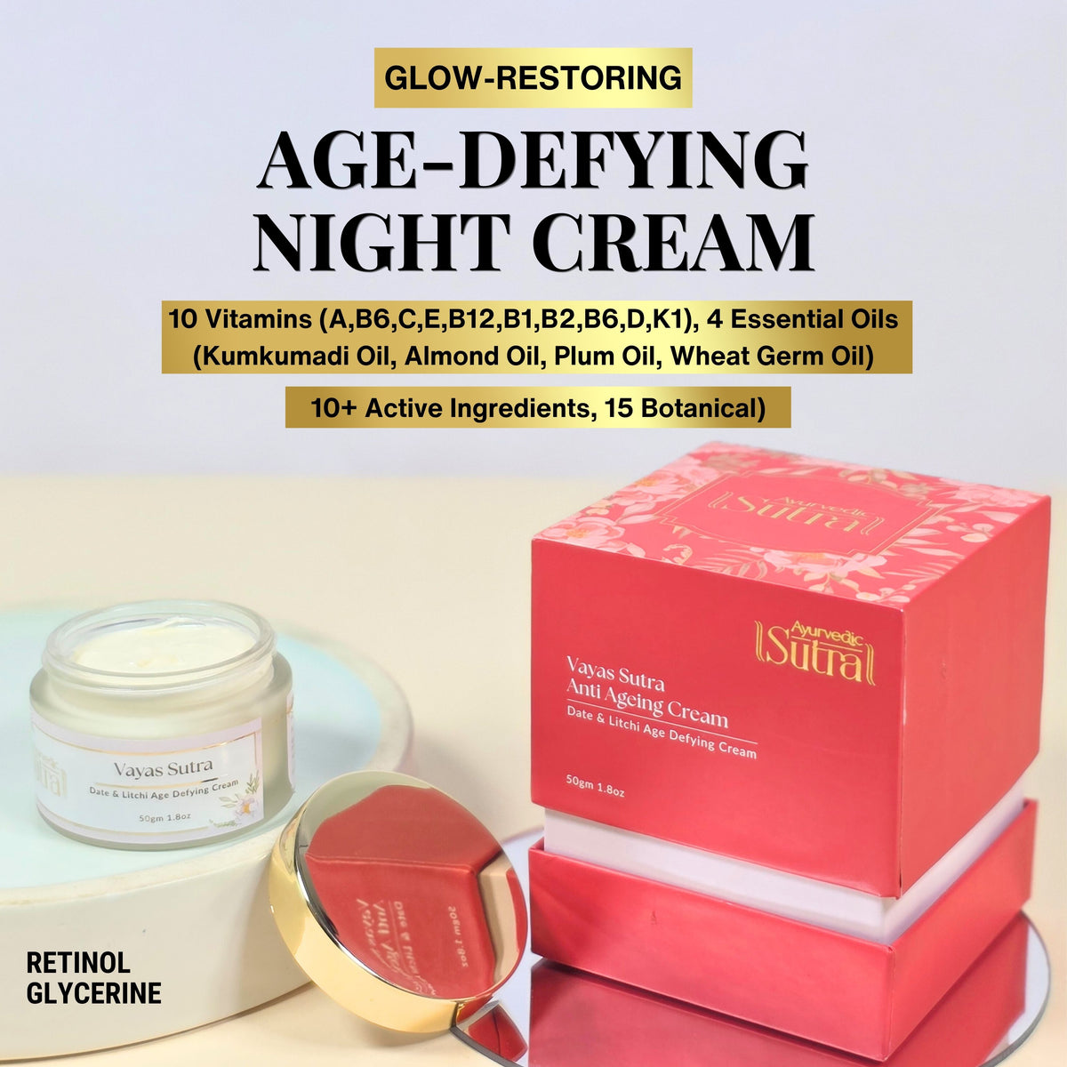 Vayas Sutra Anti Ageing Cream 50g