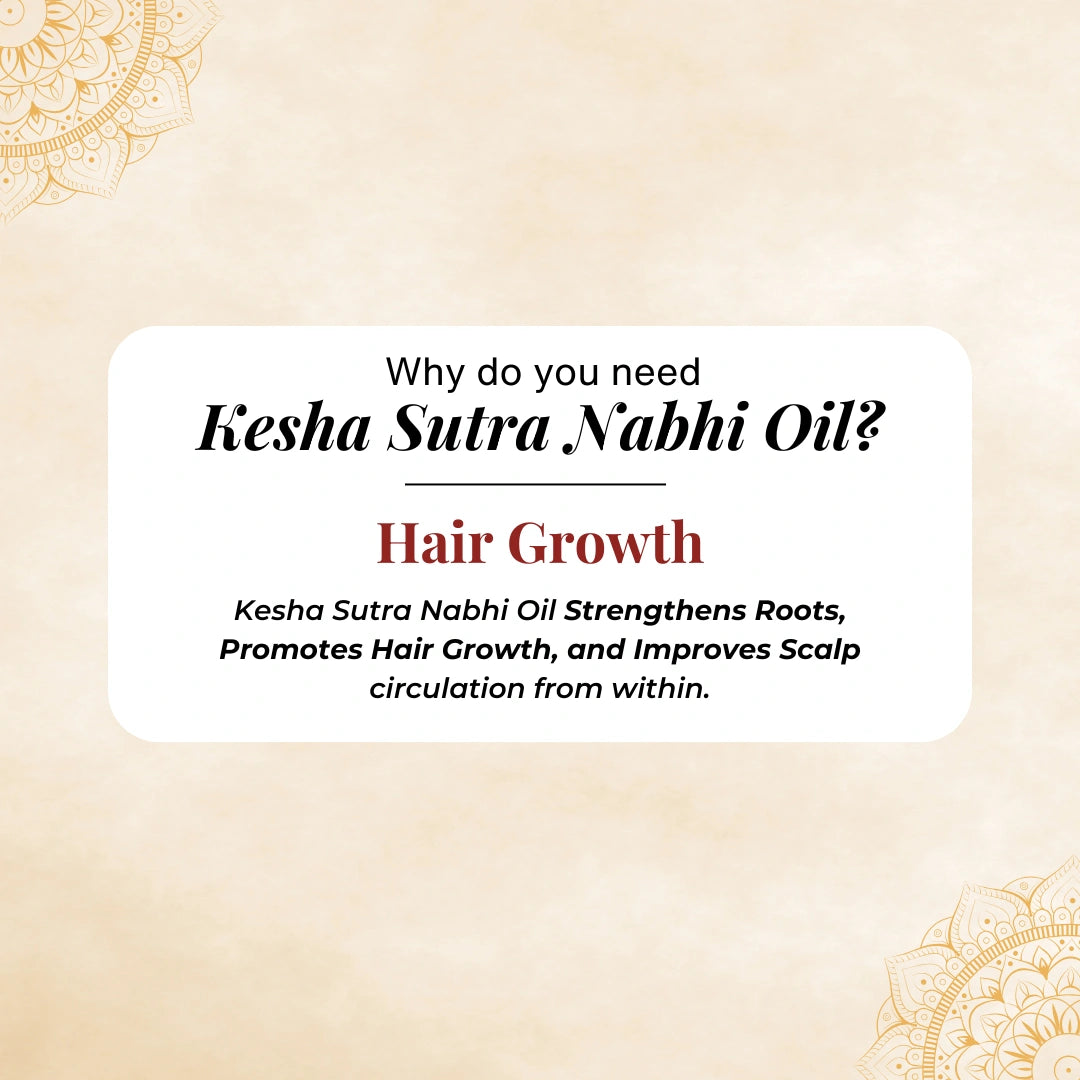 Hair Growth, Strength & Thickness – Kesha Sutra Nabhi Oil, 30 ml