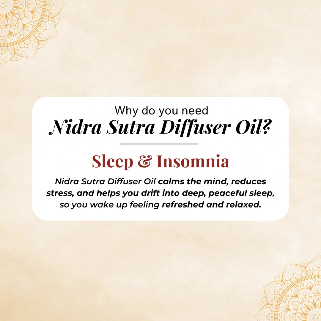 Sleep & Insomnia Relief– Nidra Sutra Diffuser Oil, 10 ml