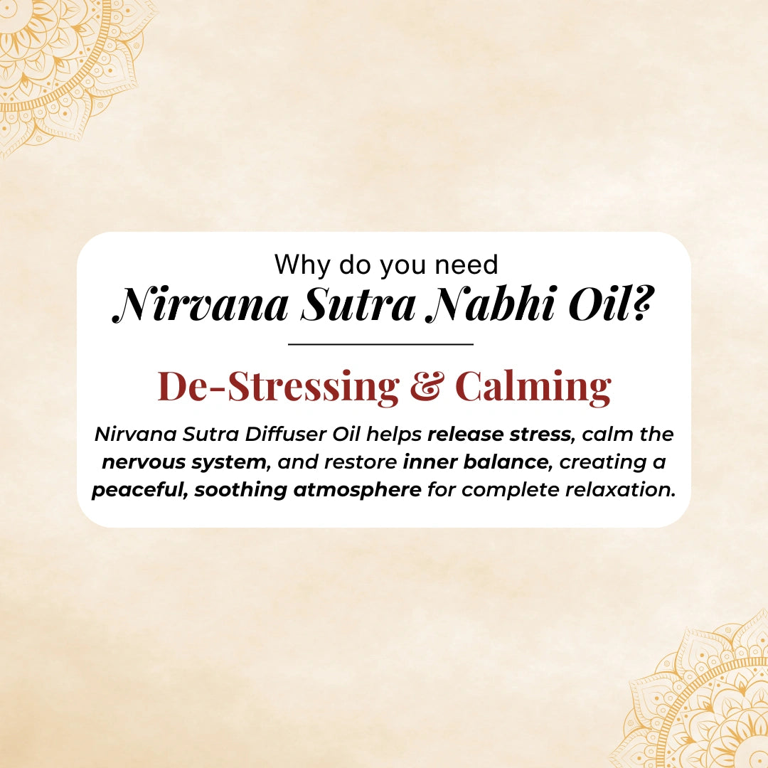 Stress Relief & Relaxation– Nirvana Sutra Diffuser Oil, 10 ml