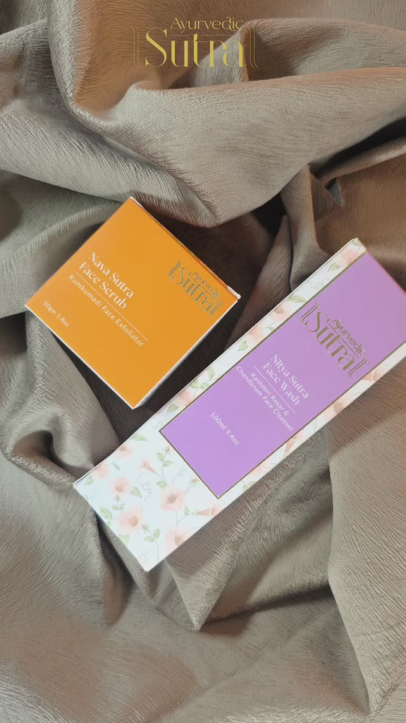 Tired skin Time for a revival! ✨ Our Skin Revival Face Wash + Scrub duo clears the dullness, polishes the glow. Ready to feel fresh#SkinRevival #FaceCareRitual #GlowNaturally #ayurveda #skincare #viral #skin #fyp #n.mp4